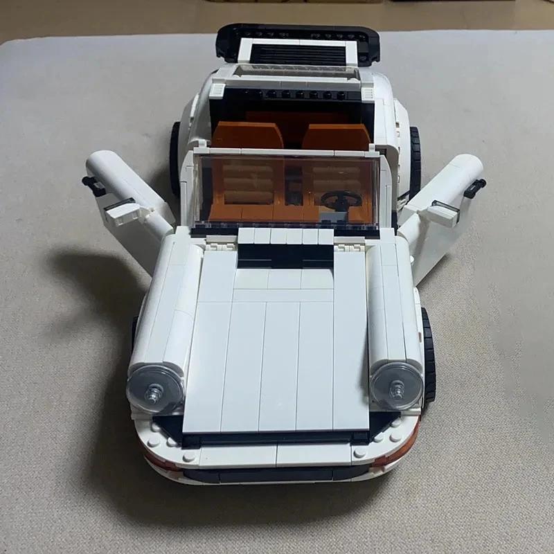 Icons Technical 911 Retro Car Model Building Blocks Set 2in1 Race Model Kit для взрослых и подростков Игрушки Рождественские подарки Идея DIY