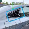 Rear Window Louvers For BMW 4 Series Gran/Coupe/G26 2020-2024 Shutters Blinds Side Air Vent Scoop Cover Trim Auto