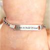 Я дитя Божье Браслет из нержавеющей стали для мальчиков девочек Кубинская цепочка Детский браслет Детские украшения Подарки