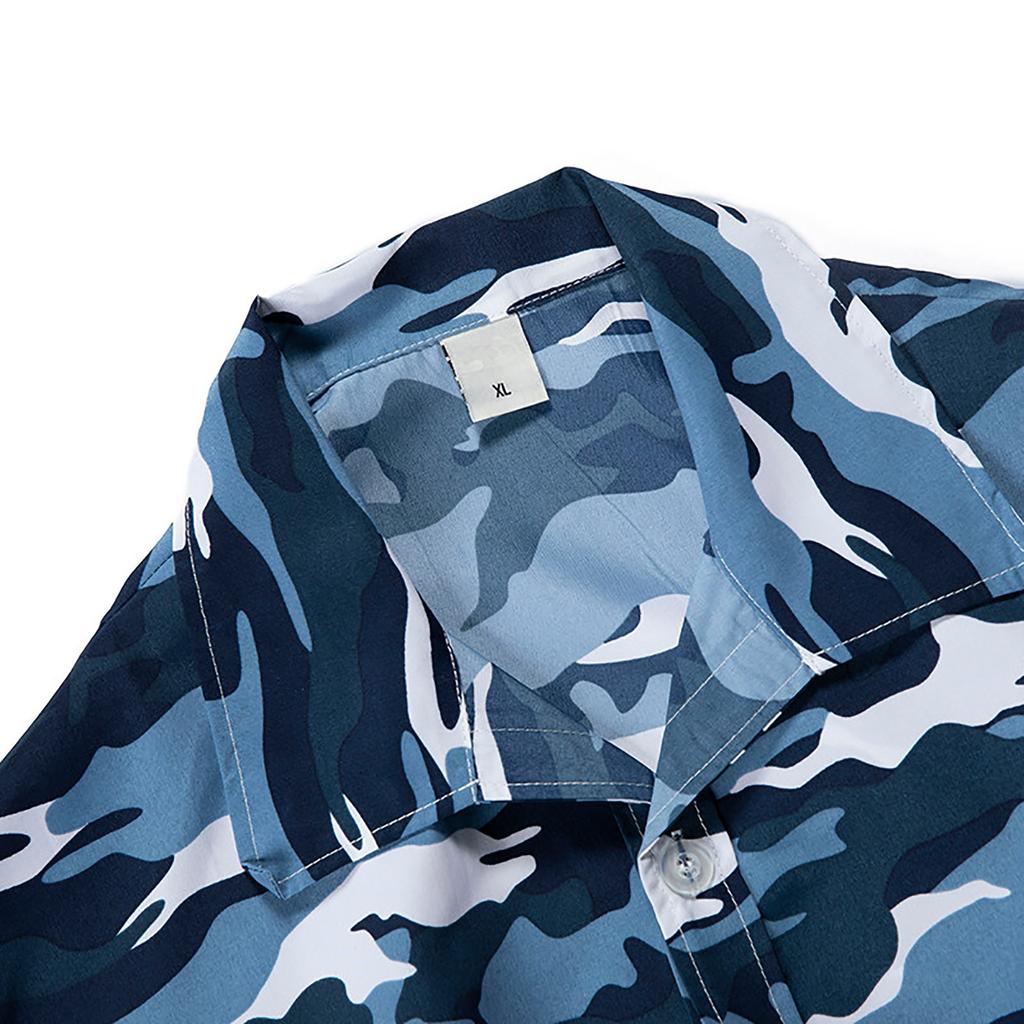 Mens Floral Hawaiian Shirts Short Sleeve Button Down Beach Shirts