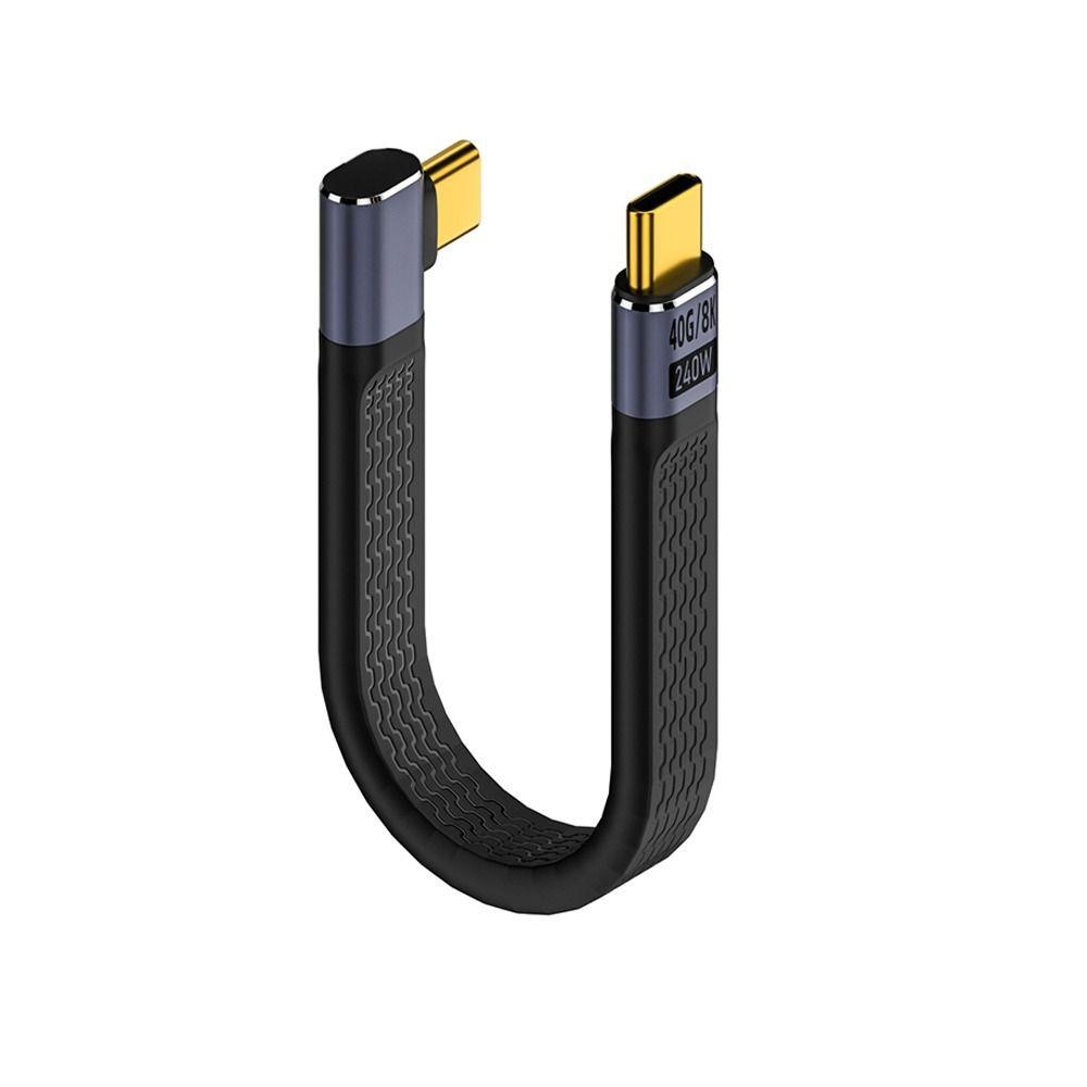 Flexible 40Gbps USB4.0 Cable 8K 60HZ PD 240W Data Cable Professional USB-C to Type-C Cord