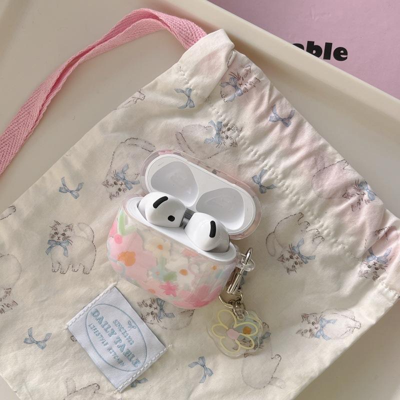 Масляная живопись весенний цветок подходит для защитного чехла Apple AirPods 3-го поколения чехол для наушников Pro 2022 новый беспроводной 4 простой