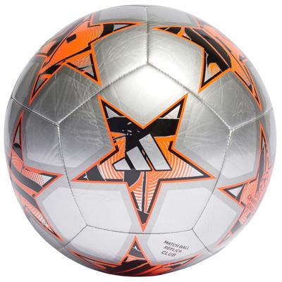Клубный мяч adidas Лиги чемпионов УЕФА, унисекс, серебряный Футбольный мяч
