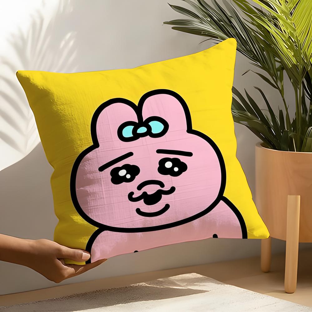 Funny OopanchuS Uusagi Pillow Case Home Living Room Decoration Linen Pillow Cases Cushion Cover