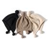 Cashmere Hat Autumn and Winter New Style Women's Pom Pom Twisted Casual Ear Protecting Pile Hat Thickened Knitted Hat