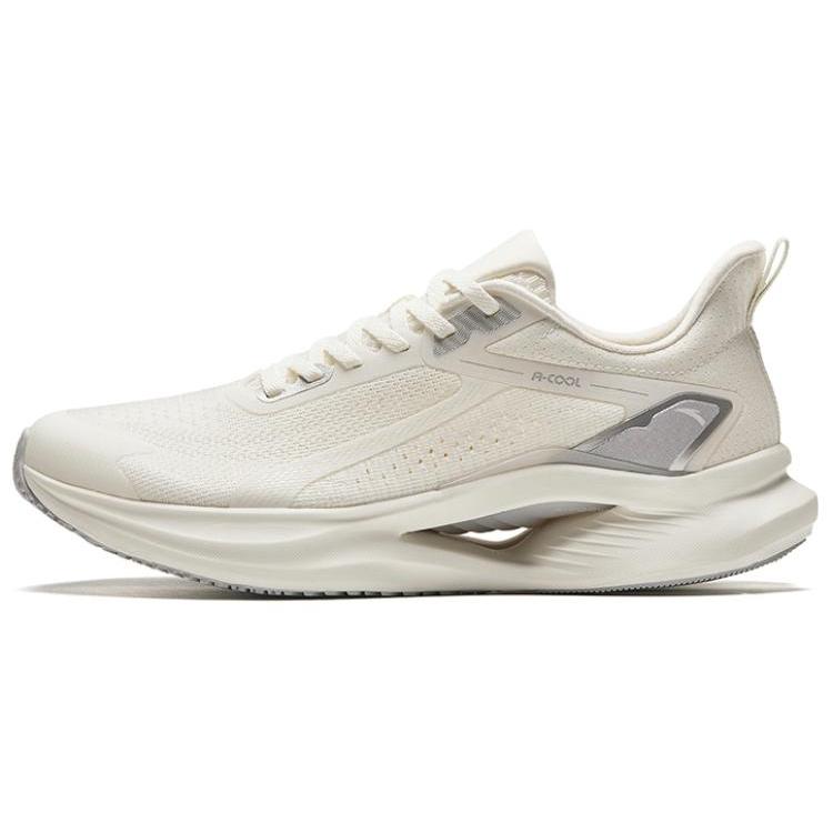 New Anta Cushioning Breathable Lightweight Low-Top Running Shoes Men's Beige 912425506-1