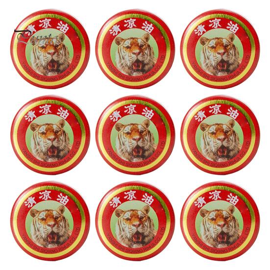 4/5/6/7/8/9/10Pcs Portable Chinese Balm Migraine Relief Cooling Oil for Muscle Pain Relief Soothes Insect Bites Itching Coughs