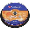 Verbatim DVD-R 4.7GB 16X Azo       Silver/Silver 10pcs 43523