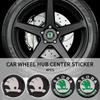 QPZF2 4PCS Car Wheel Hub Label Cupra Modification Wheel Hub Center Cover For Skoda Yeti Fabia Superb Octavia Scala Enyaq Rapid Kodiaq