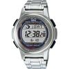 Q&Q Watch Digital Radio Solar Waterproof Date Metal Band MHS5-200 Men's Silver