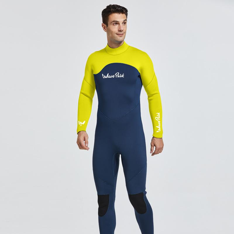 Мужской цельный гидрокостюм Sharbat из неопрена толщиной 5 мм, утепленный теплый купальник для глубокого дайвинга и серфинга