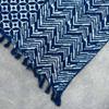 Indigo Throw Blanket 170x120cm Namoona Waves