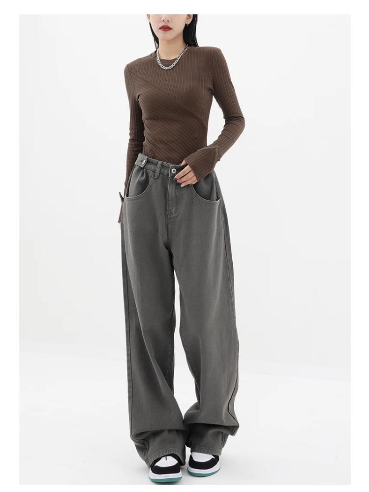 Summer New American Vintage Women Flare Jeans Camouflage High Waist Street Casual Trousers Baggy  Hip-hop Denim Pants Y2K