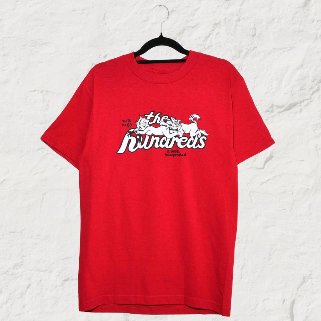 The Hundreds Katz Графическая футболка Красная Скейт Стритвир Футболка S