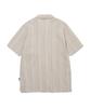 PENFIELD Multi-Stripe Crinkle Half Shirt Beige_Fs2Wr18U