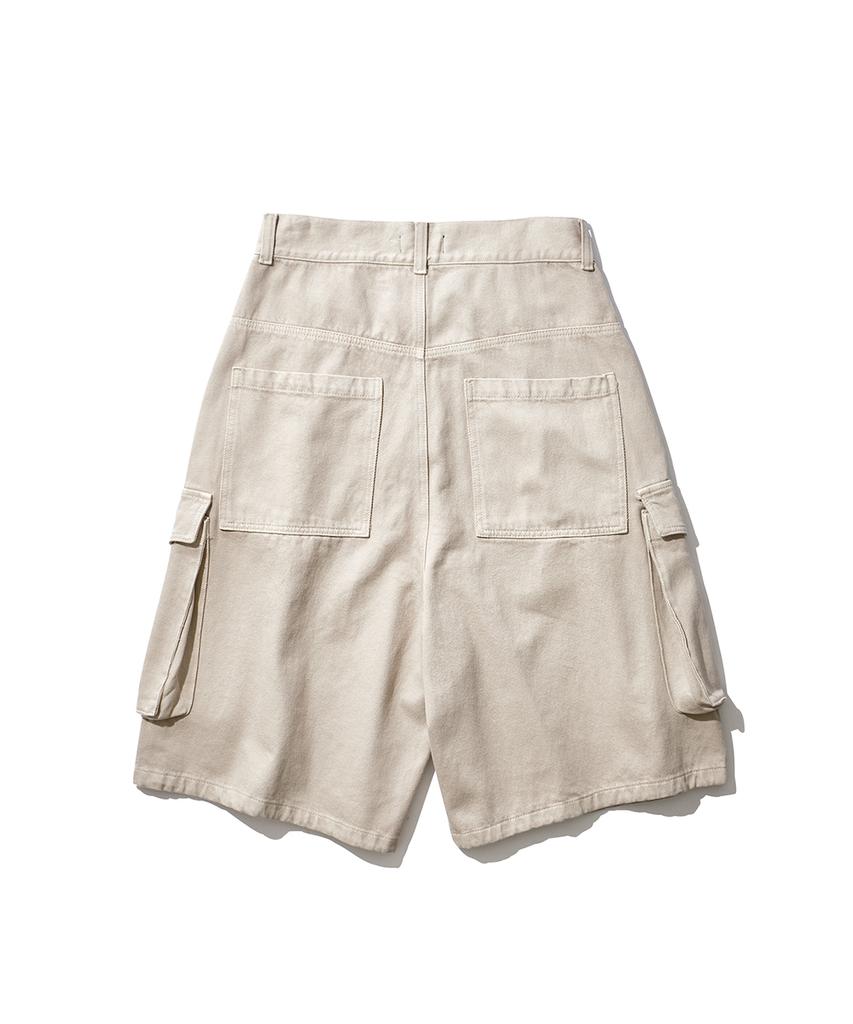 Intudeoseukeu Elias Cargo Shorts - Washed Beige
