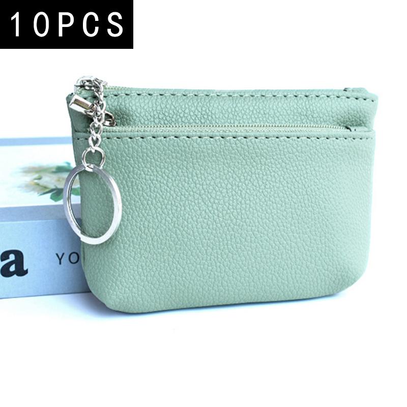 Coin Purses Women PU Leather New Small Mini Soft Surface Fashion Key Bank Card Coin Small Wallet