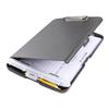 Homdolaser Clipboard Folder A4 File Board Binder Conference Pad Clipboard Bi-fold Clip File Convenient To Carry Foldable Storage Partitions Pen Holder