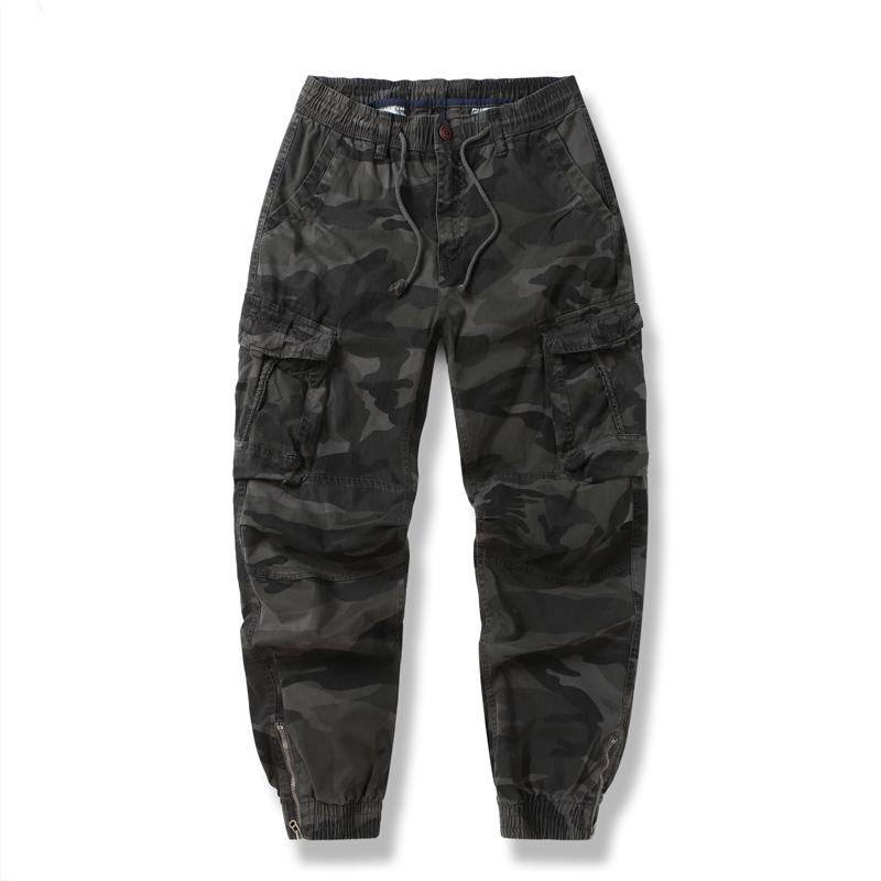 Осенние камуфляжные брюки карго Новые мужские комбинезоны с множеством карманов Инструментальные комбинезоны Уличные мужские брюки Повседневные хлопковые брюки для отдыха Джоггеры