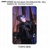 ATEEZ Второй альбом WORLD EP.FIN WILL Platform Ver. Наклейка Polaroid для фотокарточек
