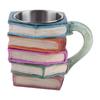 Books Drinking Container Wear Resist Unique Handmade Drink Cup Creative Book-Shaped Drinkware for Beer Wine Juice Tea Coffee