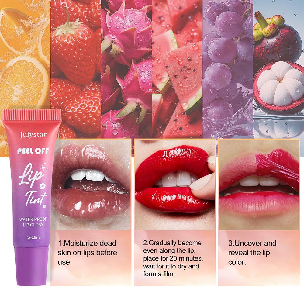 Фруктовый макияж для губ Tear Lip Glaze Mist Matte Finish с базовым цветом Водостойкая увлажняющая помада Candy Lipstick