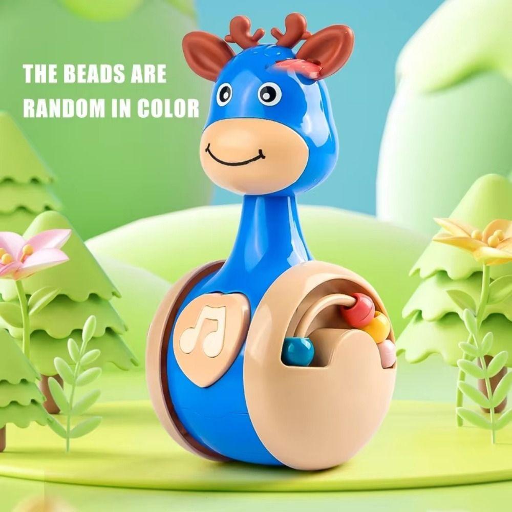Creative Fawn Sliding Tumbler Toy Early Education Children's Tumbler Rattle  Learn To Crawl