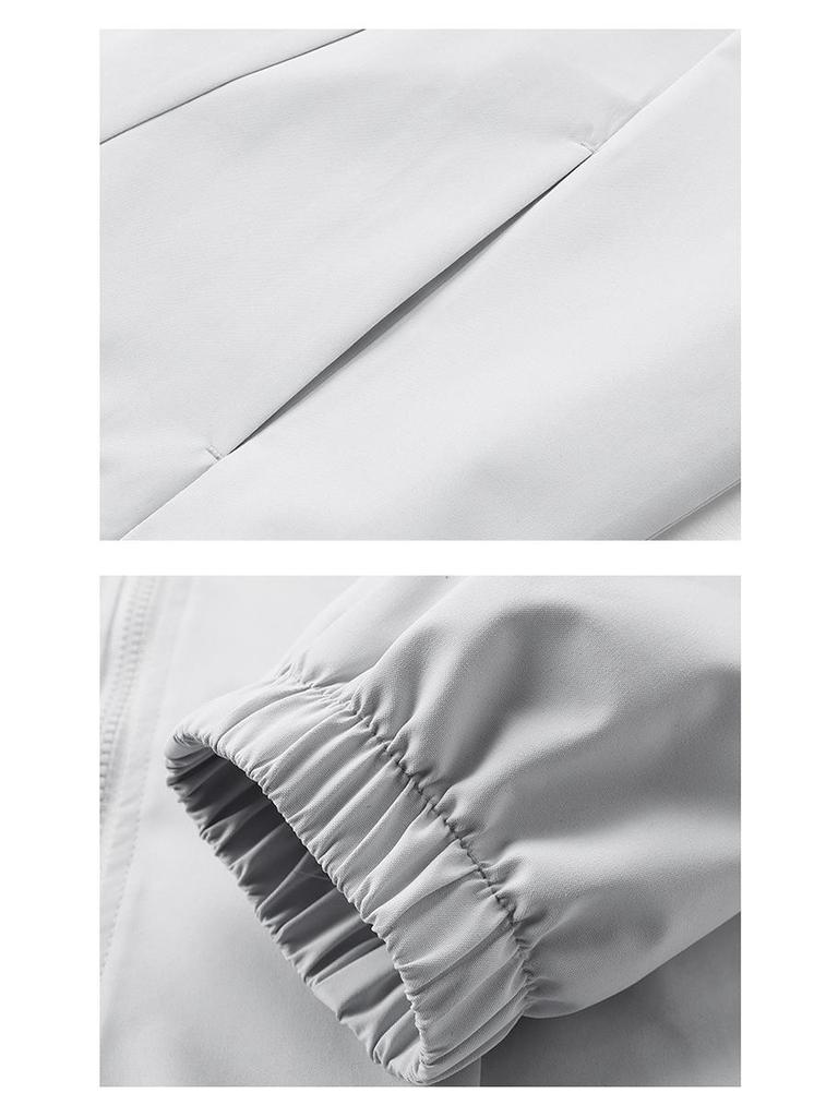 Унисекс куртка для улицы на осень/зиму со стойкой - Ветрозащитная и водонепроницаемая