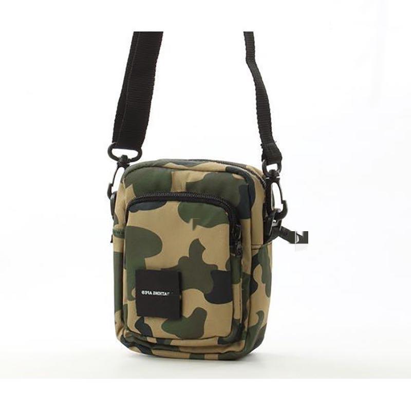 Японская камуфляжная сумка кроссбоди с цифровым принтом - стиль хип-хоп