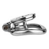 Flat Male Chastity Cage Device with Metal Ribbed Urethral Plug US Delivery SM BDSM Adult 18+ Sex Toys for Men Gay Couple