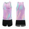 Wholesale track and field uniform sets, student track and field competition uniforms, adult and children's training uniforms, smooth track and field 