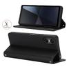 For Sony Xperia 10 VI Case Stand Wallet Litchi Texture Leather Flip Phone Cover with Strap