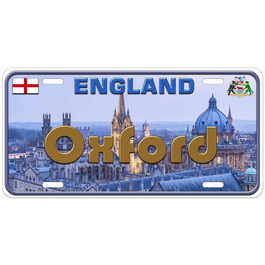 Vintage License Plates Decoration Signs Vintage Dubai Munich Madrid Moscow City Tags Metal Automotive Signs For Car Front