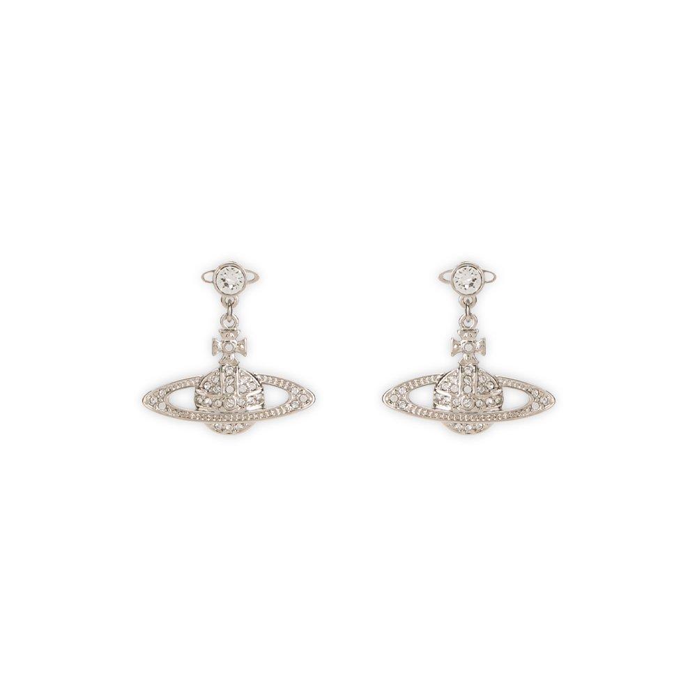 VIVIENNE WESTWOOD Women's Mini Bath Relief Silver Earrings 62020025 P116