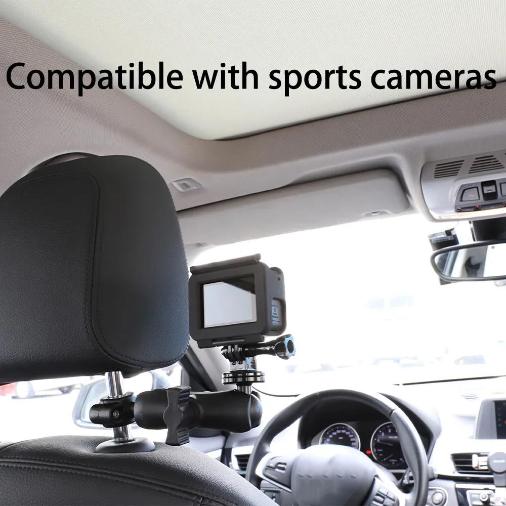 Комплект креплений-держателей на автомобильное кресло, в кабину водителя, видео-рука для влога для Gopro 13, телефона, Insta360 X5 X4 Ace, DJI Action 5, аксессуар для экшн-камеры