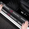 4Pcs/set Carbon Fiber Car Door Threshold Plate Stickers for Mercedes Benz W203 W204 W205 W206 W212 W213 W222 W223 E300 C200 xxx1