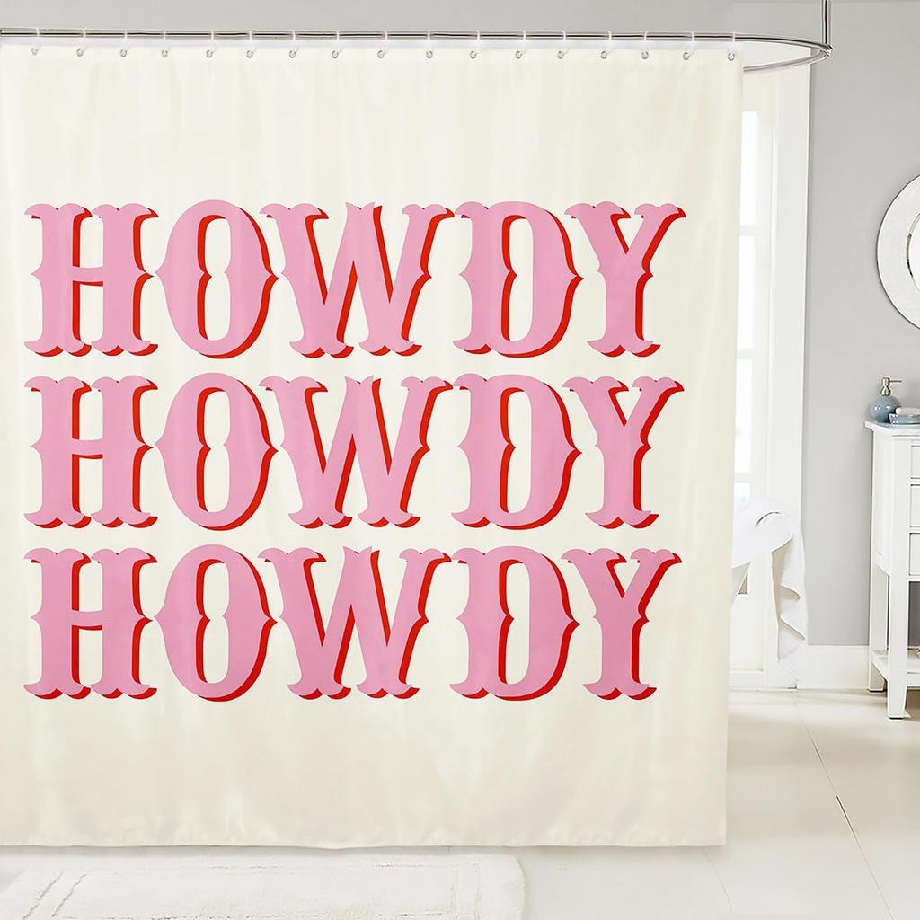 Детская милая шторка для душа с суши для мальчиков и девочек, в японском стиле, кавайный декор, занавеска для ванной - розовая мультяшная с сердечками, водонепроницаемая ткань