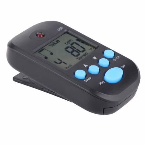 Digital Metronome, Multifunctional Mini Digital Metronome with Clip, for Guitar, Saxophone, Piano, and Violin