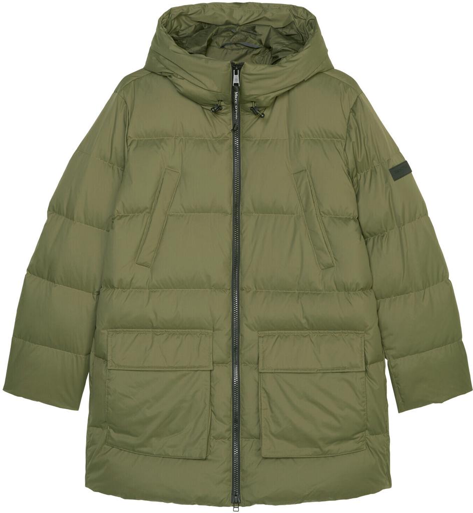 Winter Jacket Marc O'Polo Hooded Down Jacket Regular (329096070136) Asher Green