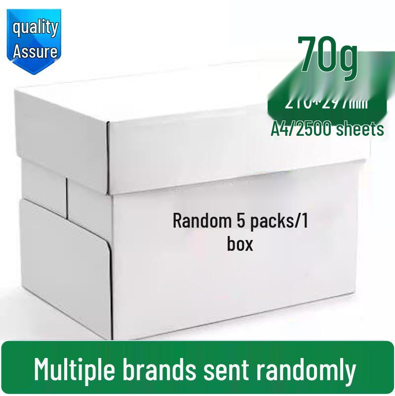 Deli A4 70g Printing Paper, 500 Sheets, Double-Sided Office Draft Paper.