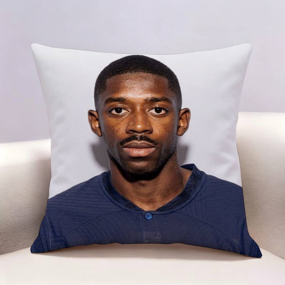 Ousmane D-Dembele Football  Double-sided print Pillow Case Pattern Printed Pillowcase For Living Room Sofa Cushion Cover