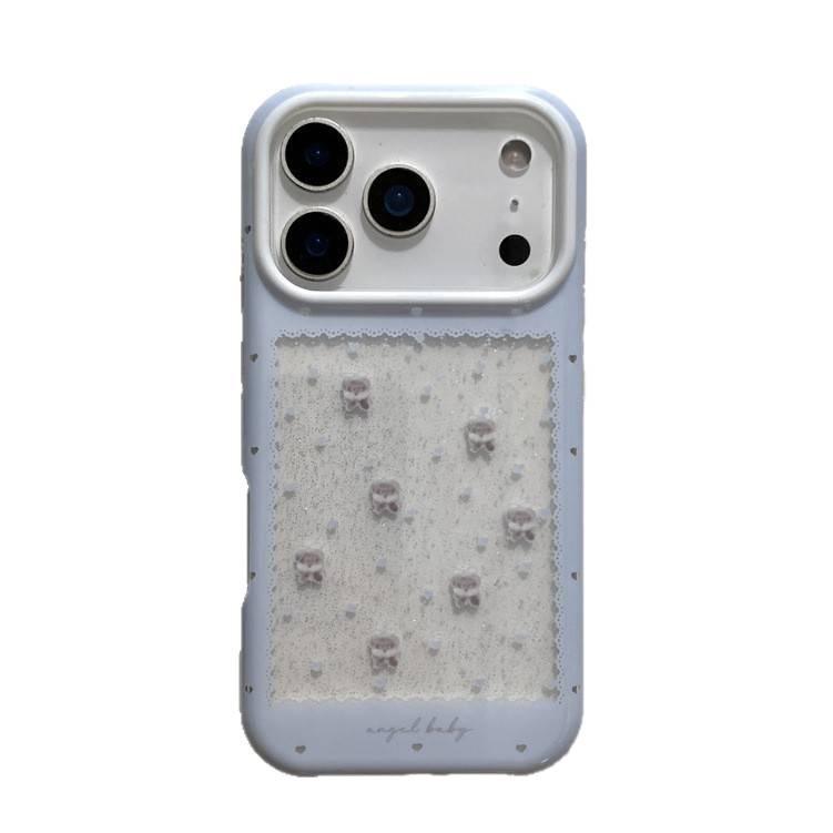 Блестящий Цветочный Чехол с Коалой для iPhone 17/16 Pro Max/15/14