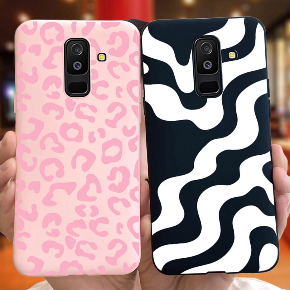 Модный чехол для Samsung Galaxy A6 Plus 2018 Мягкая силиконовая ТПУ задняя крышка для Samsung A6 2018 A 6 A6+ A6plus Чехлы для телефона