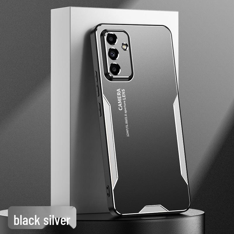 Металлический чехол для мобильного телефона Samsung A55 — новый защитный чехол из алюминиевого сплава с полным покрытием для A35/A34/A15.