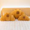 Trendy Capybara Croissant Plush Cushion Doll Series