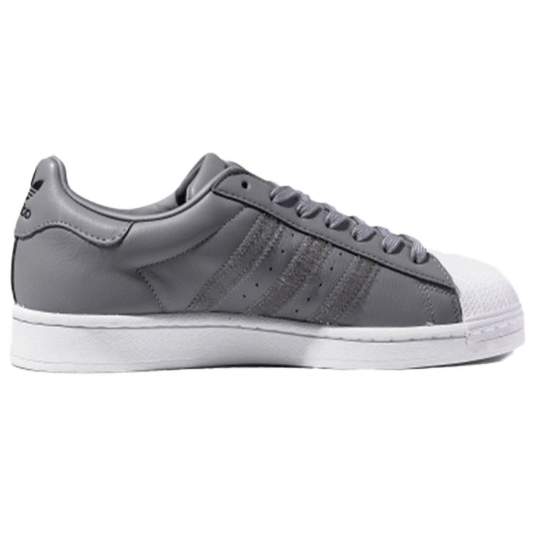 Adidas Originals Superstar Retro Casual Durable Low-Top Skate Shoes Unisex Sneakers Gray FX7766