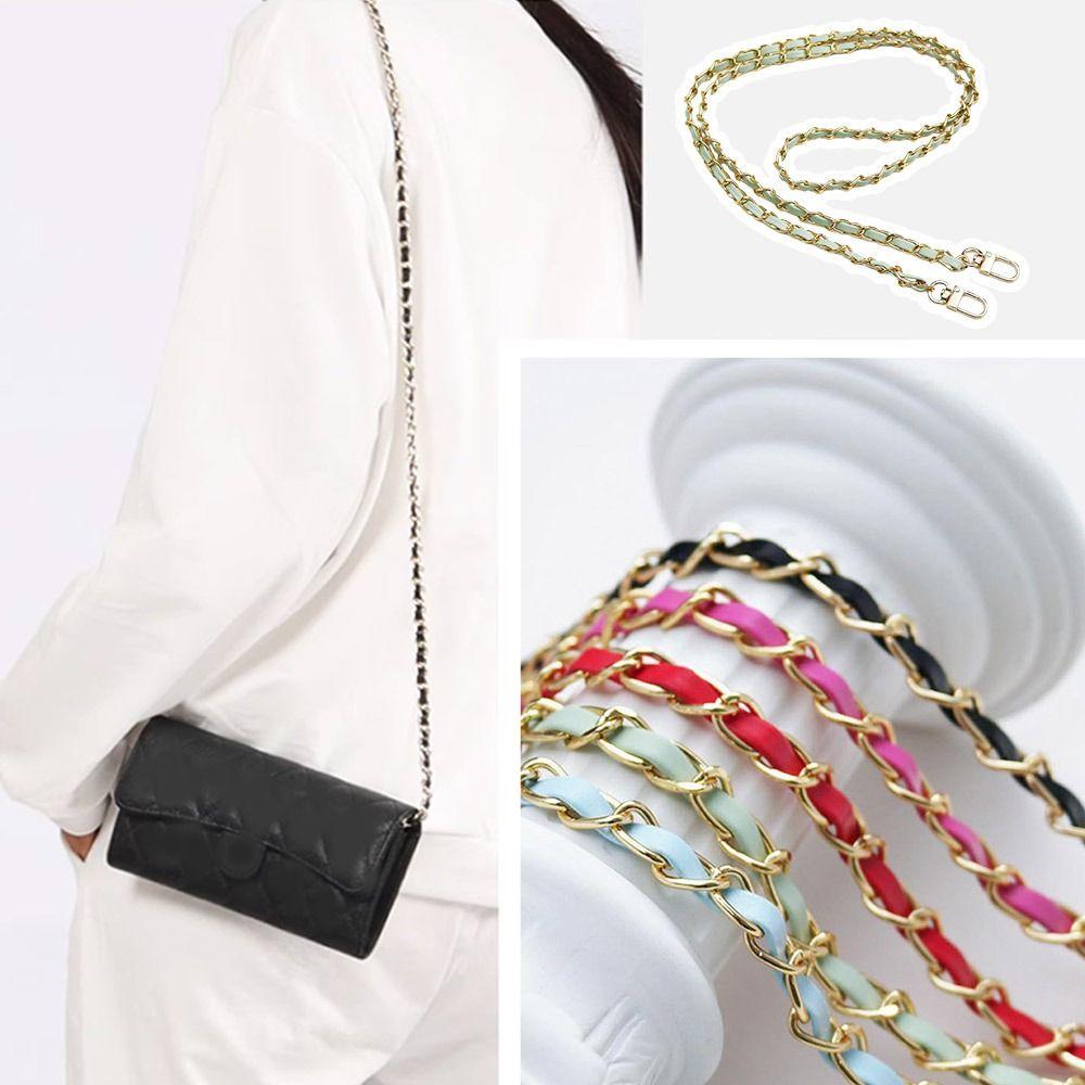 Сменный ремень для сумки на плечо из искусственной кожи, ремни для рюкзака, высококачественная металлическая цепочка для сумки