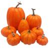 8 Pieces Assorted Artificial Pumpkins Decorative with Faux
