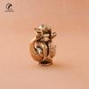 Copper Mini Tea Ceremony toad-swan Frogs Sculpture Good luck in romance Ornaments Home Decoration Accessories Bring Lucky Decor