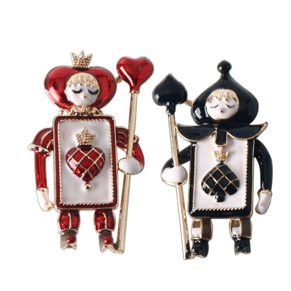 Милая брошь-солдат, мультяшный рыцарь, корсажная клипса, булавка, броши-клоуны, женщина